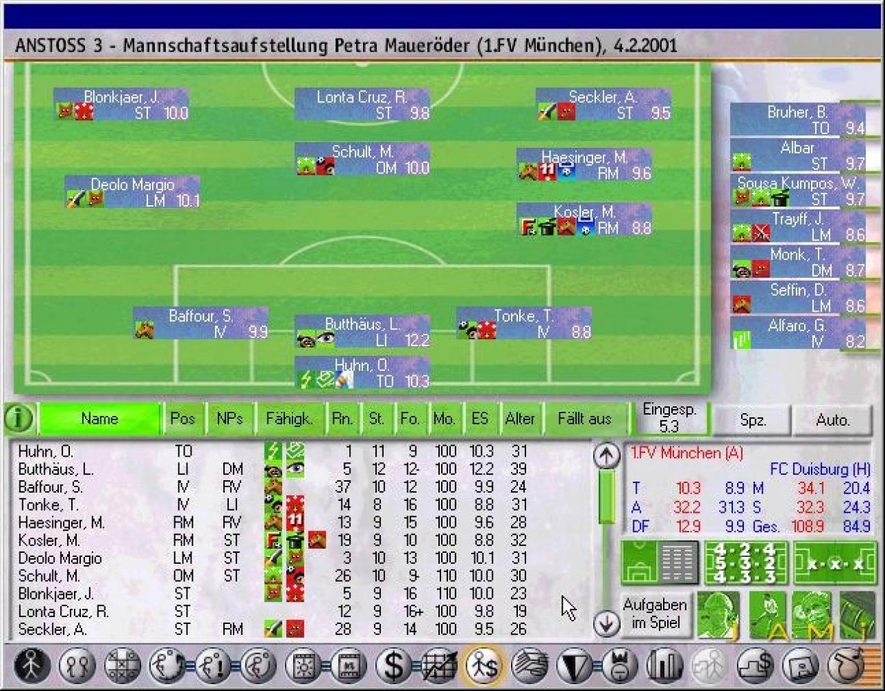 [09/12/2009] Anstoß 3 - Grandioser Fußball-Manager Maiks Bilanz auf dem Hardcore-Schwierigkeitsgrad 4 Mal Triple (Dynaaaaaaaaamo) hintereinander gewonnen.