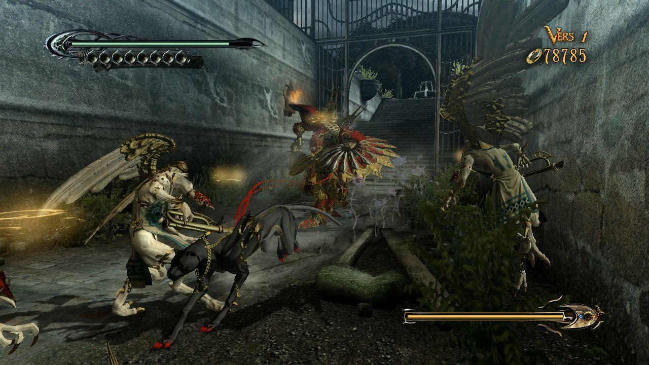 [22/12/2009] Als schwarzer Panther schwanzt Bayonetta ihre Gegner aus. Bekommt sie trotzdem mal eine eingeschenkt, heilt sie sich mit Lollipops. Im Ernst.
