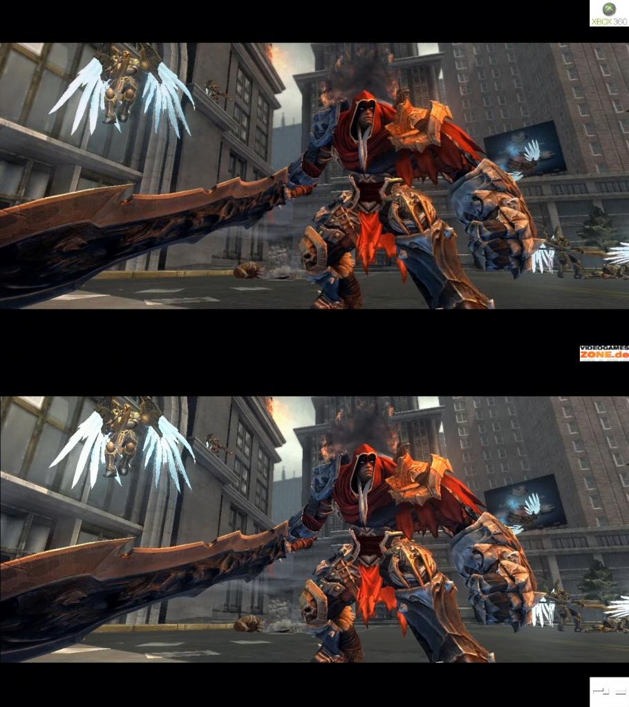 [07/01/2010] Darksiders Xbox 360 vs. PS3 - Grafik-Vergleich