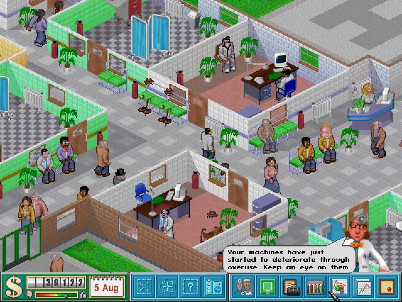 [15/01/2010] Diese Spiele verdienen ein Remake: Theme Hospital (erschien für PC, PSX)