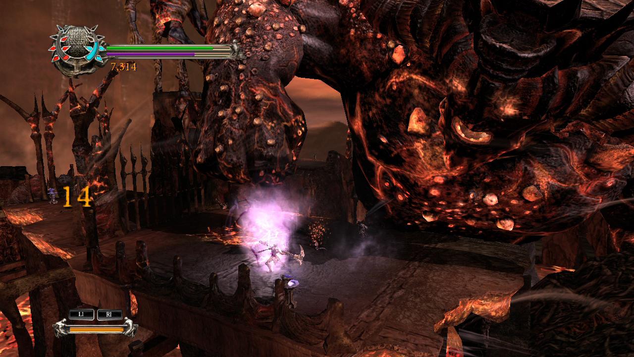 [04/02/2010] Dante's Inferno: ...Allerdings wirkt bei God of War alles noch ein wenig monumentaler und mächtiger. Die ganz großen Momente sind bei Dante’s Inferno seltener zu finden.
