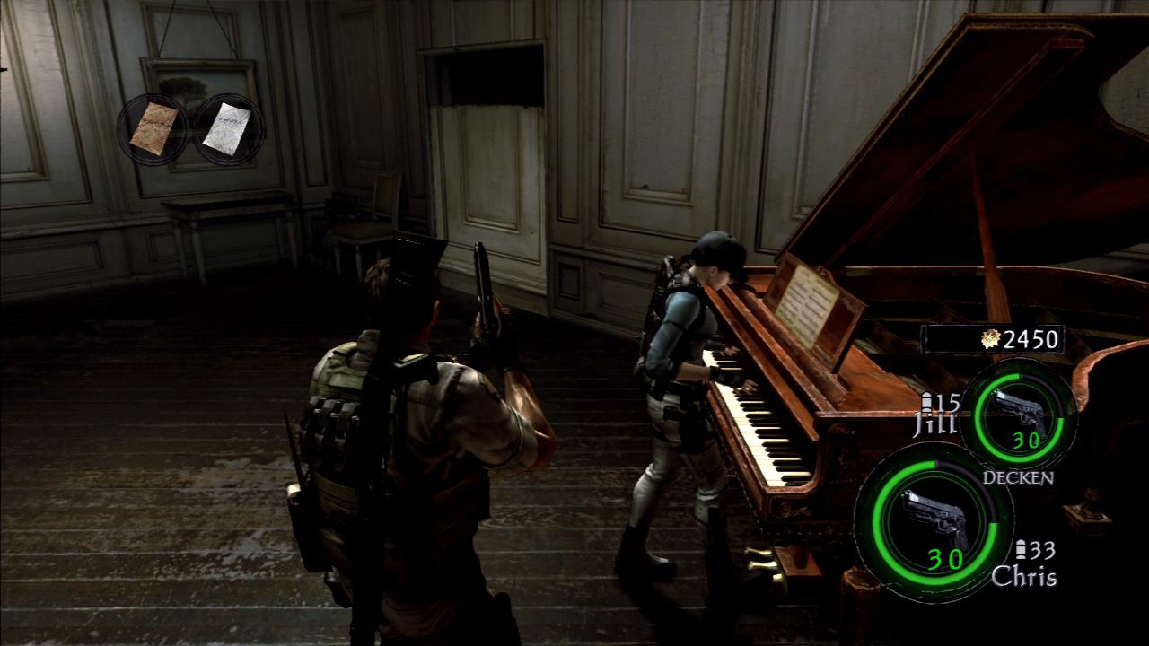 [17/02/2010] Nostalgie pur: Jill stimmt auf einem Piano die Mondscheinsonate an und im Hintergrund öffnet sich ein Durchgang.