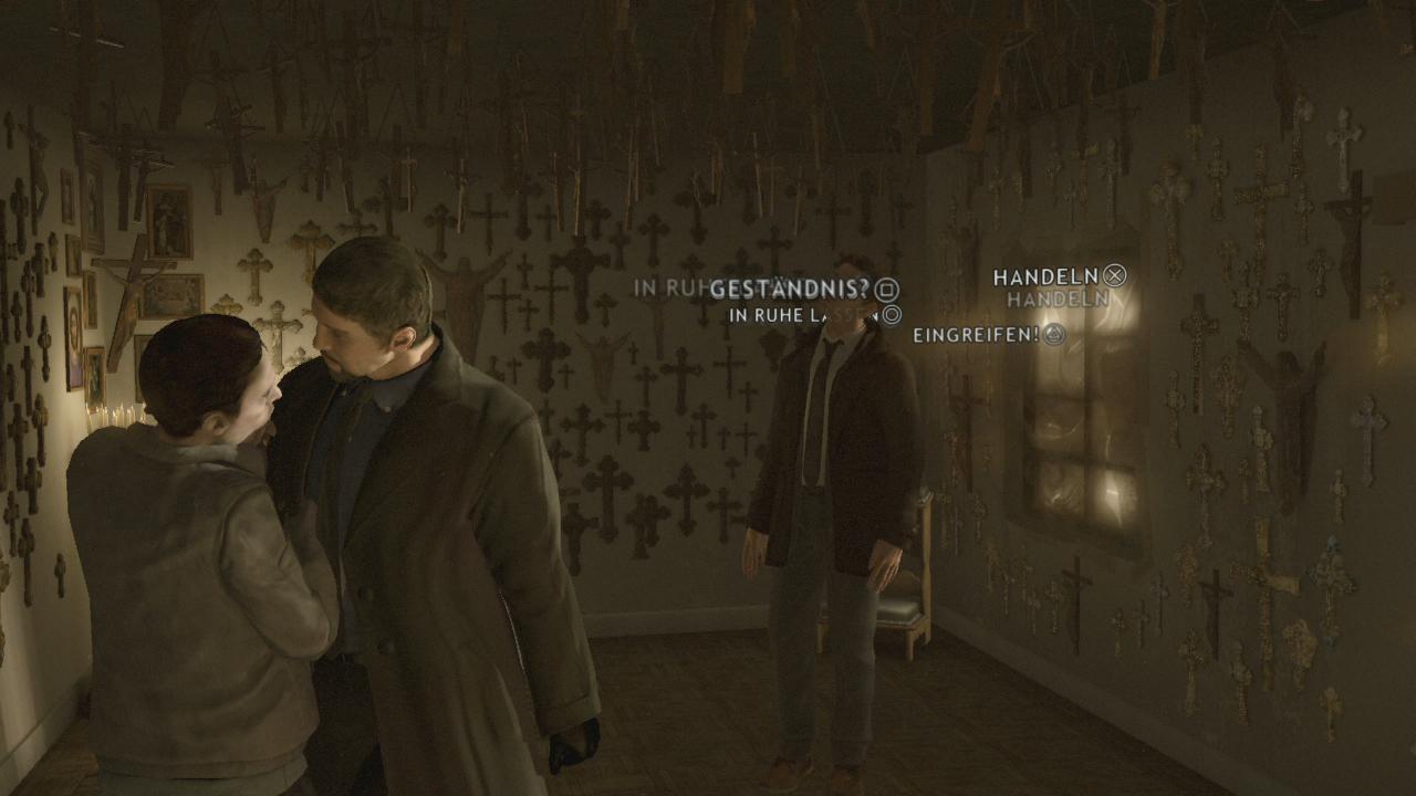 [18/02/2010] Heavy Rain-Test: Das Fiasko - Normans Kollege verliert die Kontrolle und bedroht den Gangster.