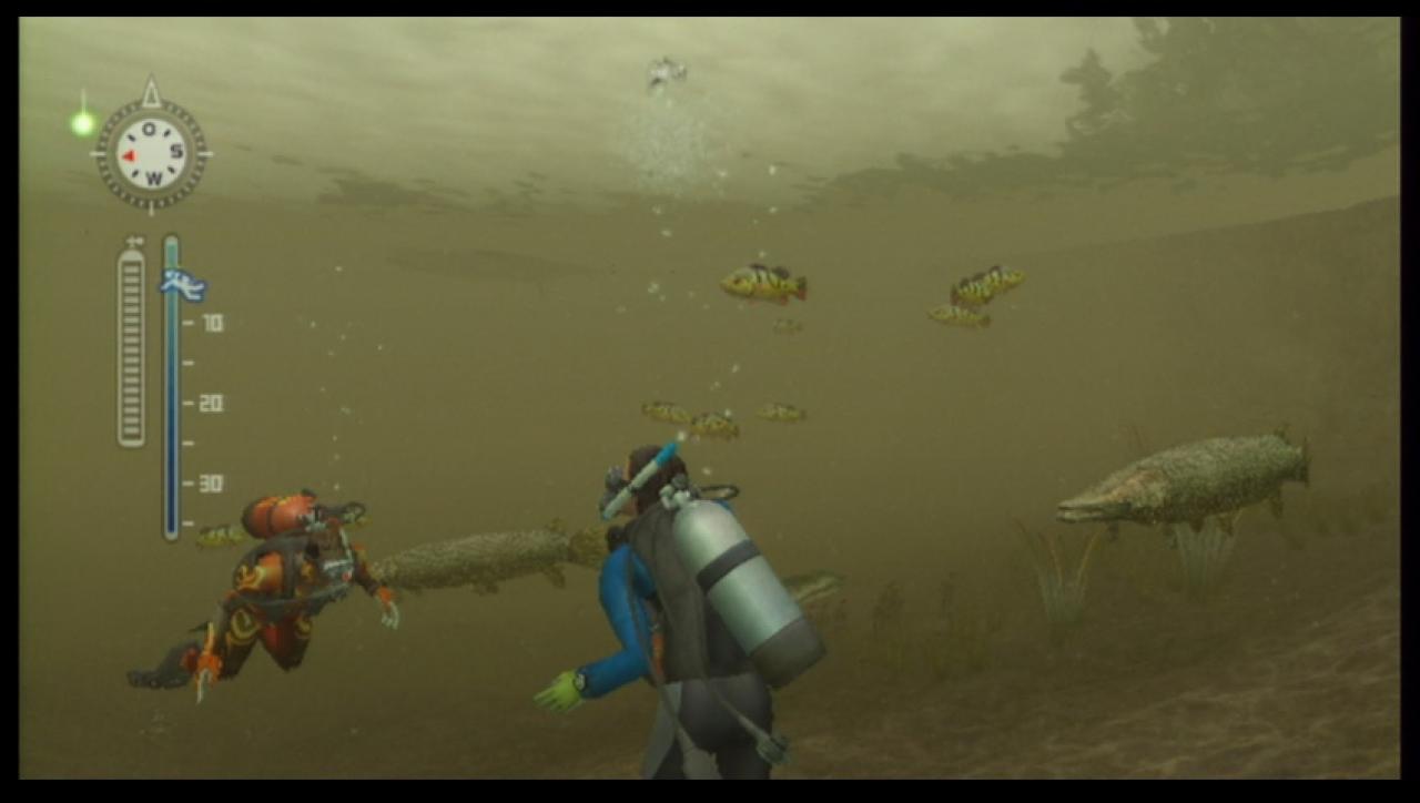 [19/02/2010] Endless Ocean 2 Der Ruf des Meeres: Im Amazonas-Gebiet Der südamerikanische Fluß bietet nicht nur Abwechslung, sondern eine Menge Gefahren!