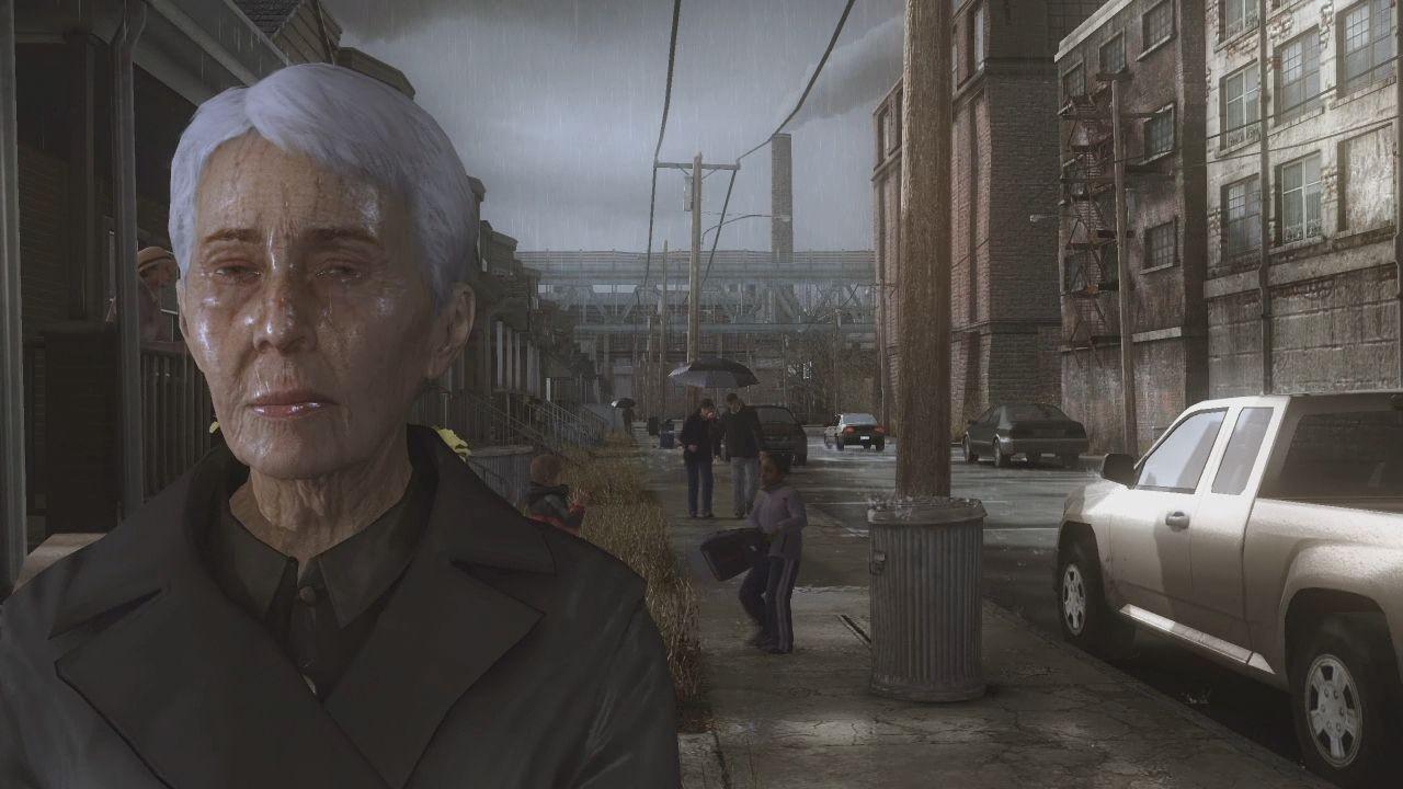 [10/02/2010] Heavy Rain - Auf Gesichtern, Autos oder auf der Straße beeindruckten die Wassereffekte des Regens. Quantic Dream legte mit der Wasserdarstellung auf der PS3 die Messlatte ein gutes Stück höher. Das sorgte für ordentlich Atmosphäre.