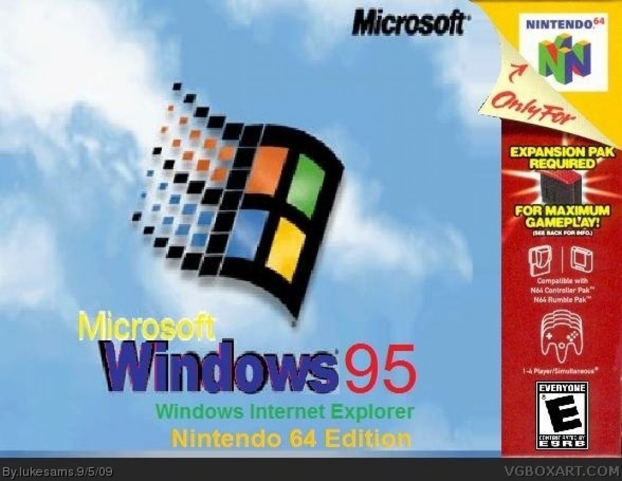 [03/03/2010] Windows 95: N64-Design ... Achja, das ist kein Spiel