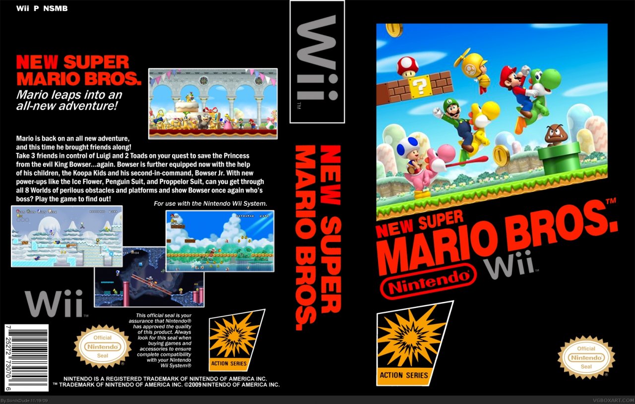 [03/03/2010] New Super Mario Bros. Wii: NES-Design