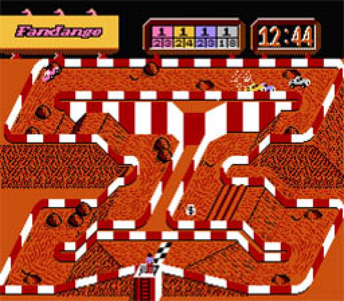 [05/03/2010] Platz 7: Off-Road: Zu viert spielte man gegeneinander und pimpte seine Monster-Trucks. Sensationell. Nach wenigen Rennen flog immer der viertpltzierte raus. Ein irrer Multiplayer-Spaß.