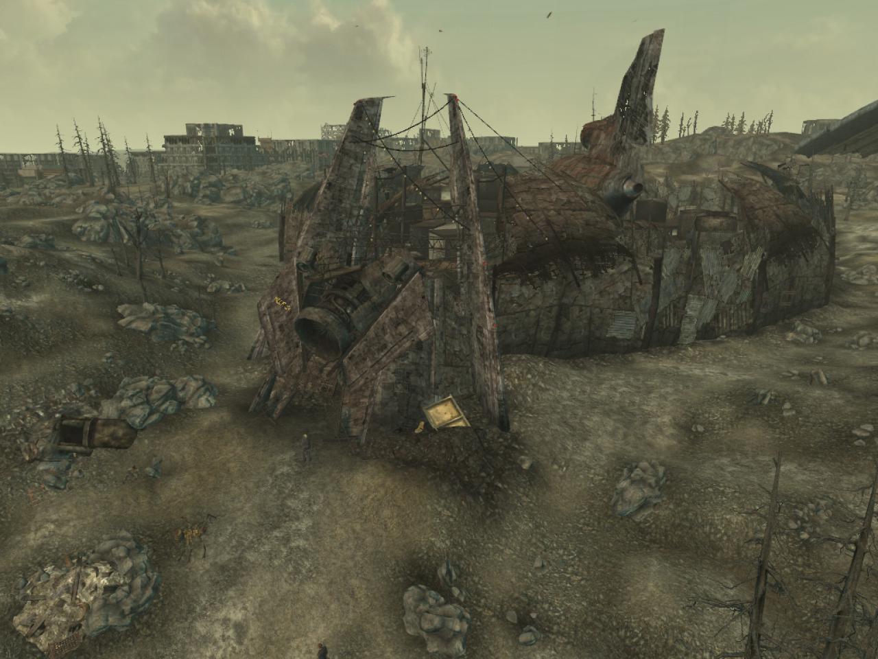 [19/03/2010] Megaton - Fallout 3 - Der erste Zufluchtsort nach der Apokalypse. Entweder jagt ihr das Loch in die Luft oder ihr macht es euch dort gemütlich. Wir empfehlen übrigens eine Detonation der Stadt bei Nacht. Das sieht vom Tennpenny-Tower einfach genial aus.
