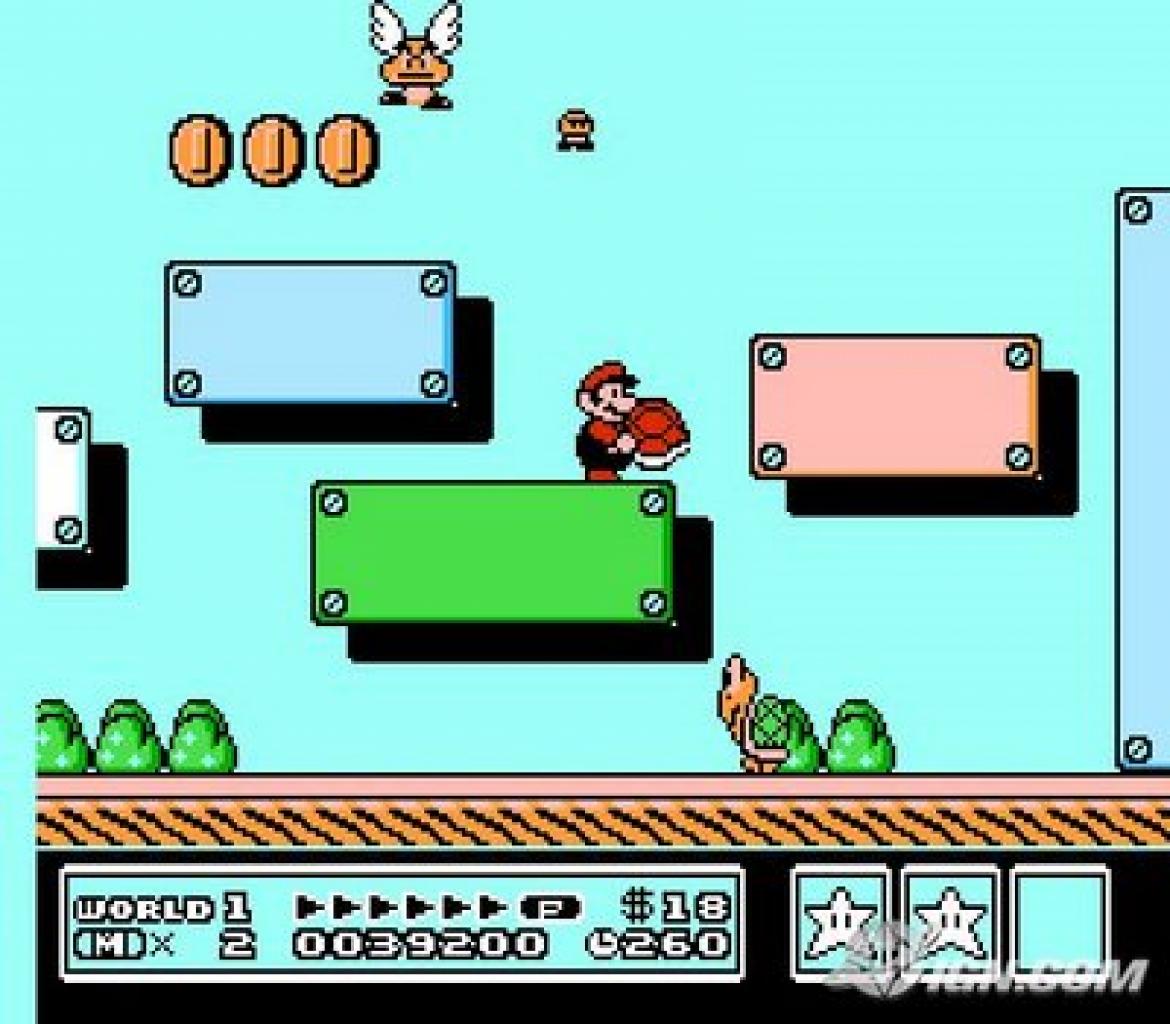 [05/03/2010] Platz 4: Super Mario Bros. 3 - Das wohl beste Mario-Spiel auf dem NES. Mir hats gut gefallen und landet auf Rang 4. Die letzte Welt ist mit heutigen Schwierigkeitsgraden kaum vergleichbar.