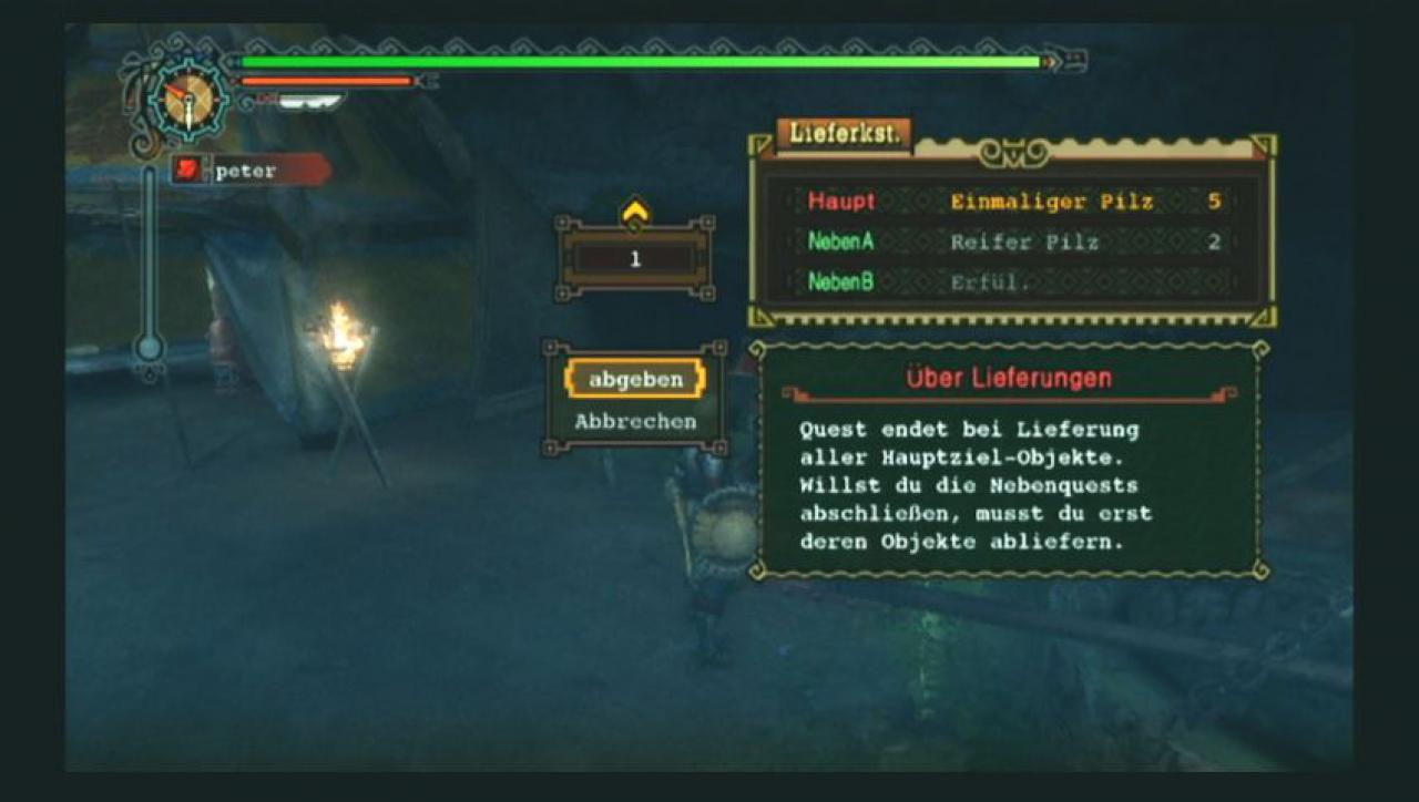 [30/04/2010] Die rote Kiste im Basislager ist der Aufbewahrungsort für alle Questgegenstände. Um die Nebenquests bei 