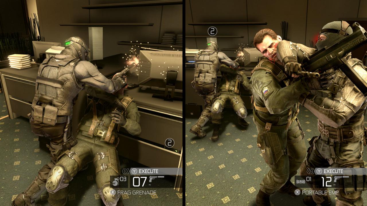 [20/04/2010] Lokaler Multiplayer: Einer der wichtigsten Vorteile einer Konsole ist sicherlich die Möglichkeit, mit Freunden an einem Fernseher zu spielen. PC-Spieler müssen ihre Kisten durch die halbe Stadt schleppen, an zusätzlichen Monitoren aufstellen und mit LAN-Kabeln verbinden.