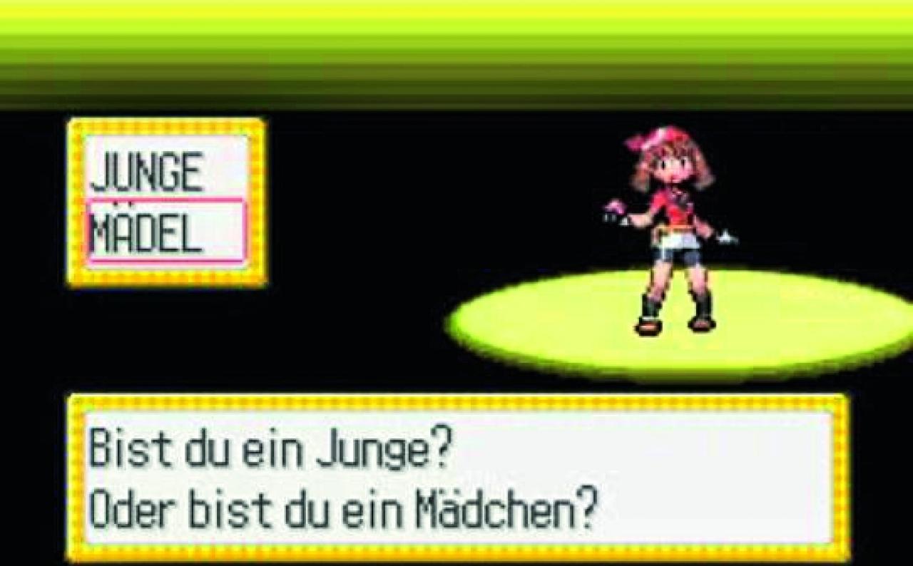 [22/04/2010] Weibliche Spielfigur - zum ersten Mal in: Pokémon Kristall