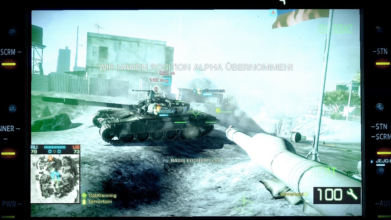 [06/04/2010] Battlefield Bad Company 2 Multiplayer-Test: Eroberung - In diesem klassischen Battlefield-Spielmodus müsst ihr mehrere Flaggenpunkte einnehmen und halten. Diese dienen dann als Spawn-Punkt.