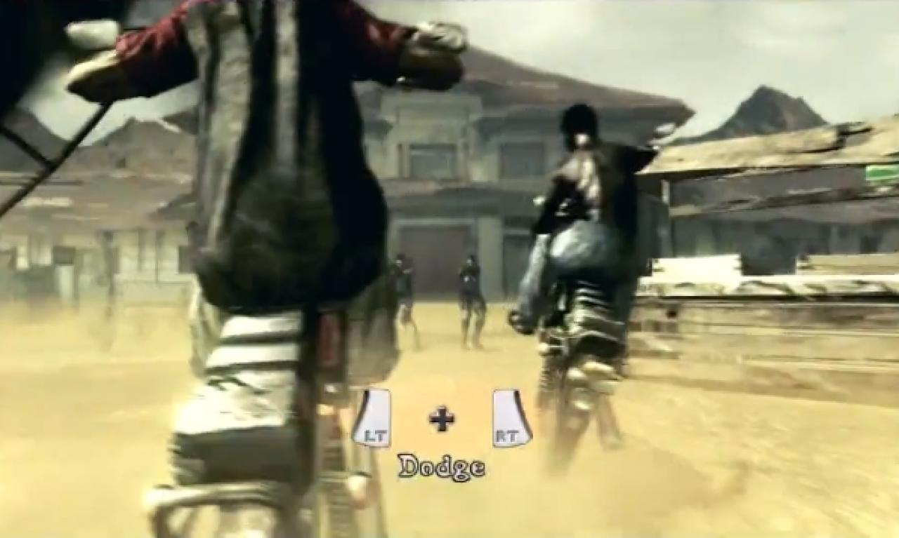 [13/04/2010] Resident Evil 5 - Motorrad-Gang: Auch im fünften Teil der Resident Evil-Serie nutzt Publisher Capcom Quick-Time-Events. In Kapitel 2-1 laufen Chris und Sheva in eine motorisierte Gegner-Horde hinein. Als wir diese Szene spielten, gingen wir davon aus, es handle sich um eine bloße Videosequenz. Der erste Versuch ging natürlich schief. Deshalb küren wir dieses Szene zu einer unserer Lieblings-Tastenfolgen in Videospielen.