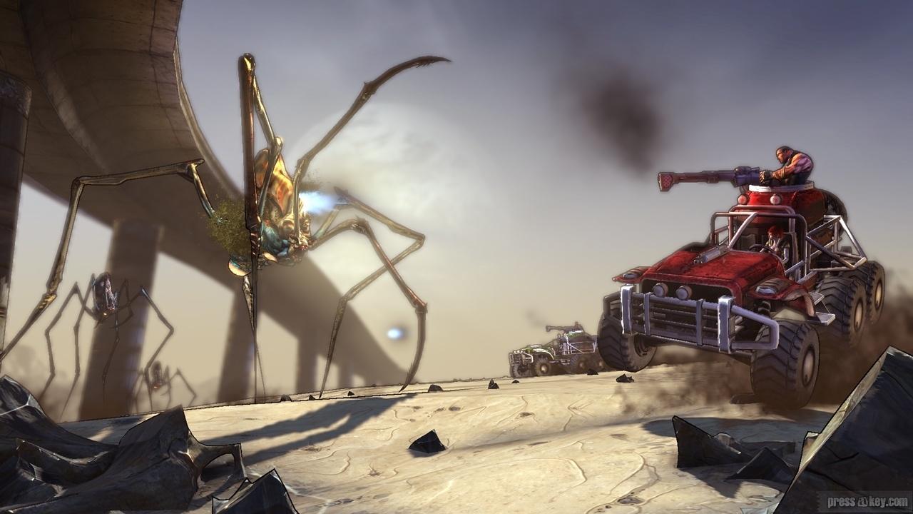 [09/04/2010] Borderlands - Geheimes Waffenlager - Der dritte Borderlands-DLC bietet eine Anhebung der Levelgrenze auf 61 (vorher 50) und jede Menge neuer Waffen, Gegner und Fahrzeuge. 