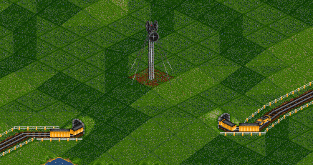 [22/04/2010] Tunnel in Transport Tycoon. Muss halt länger sein...