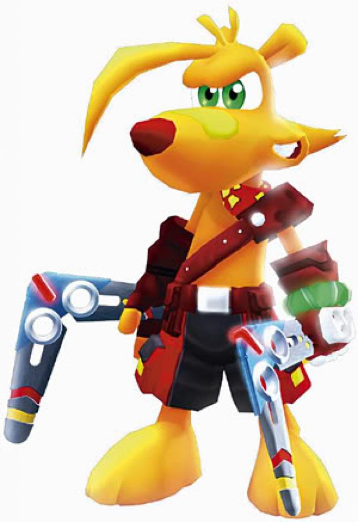 [16/04/2010] Ty der tasmanische Tiger - Parodien zu andere Spielen gab es in den drei Auftritten von Ty. Danach war schluss. Nix war's mit der Activision-Konkurrenz zu Mario und Sonic. Der Igel und der Klempner sind einfach konkurrenzlos.