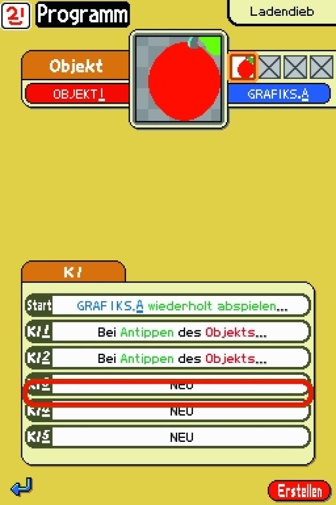 [20/05/2010] ... Im Programm-Editor legen wir anschließend den Spielablauf und die Zielbedingung fest...