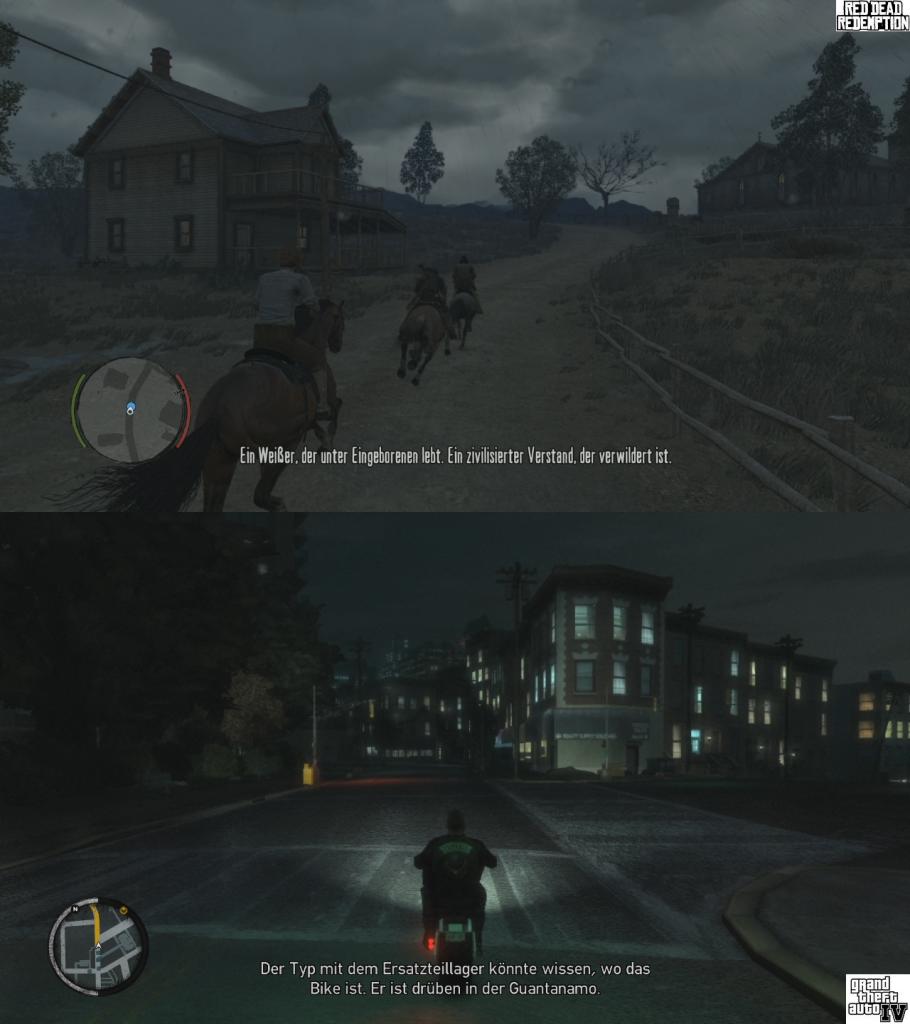 [18/05/2010] Stil-Vergleich zwischen Red Dead Redemption und GTA 4. Klickt auf 