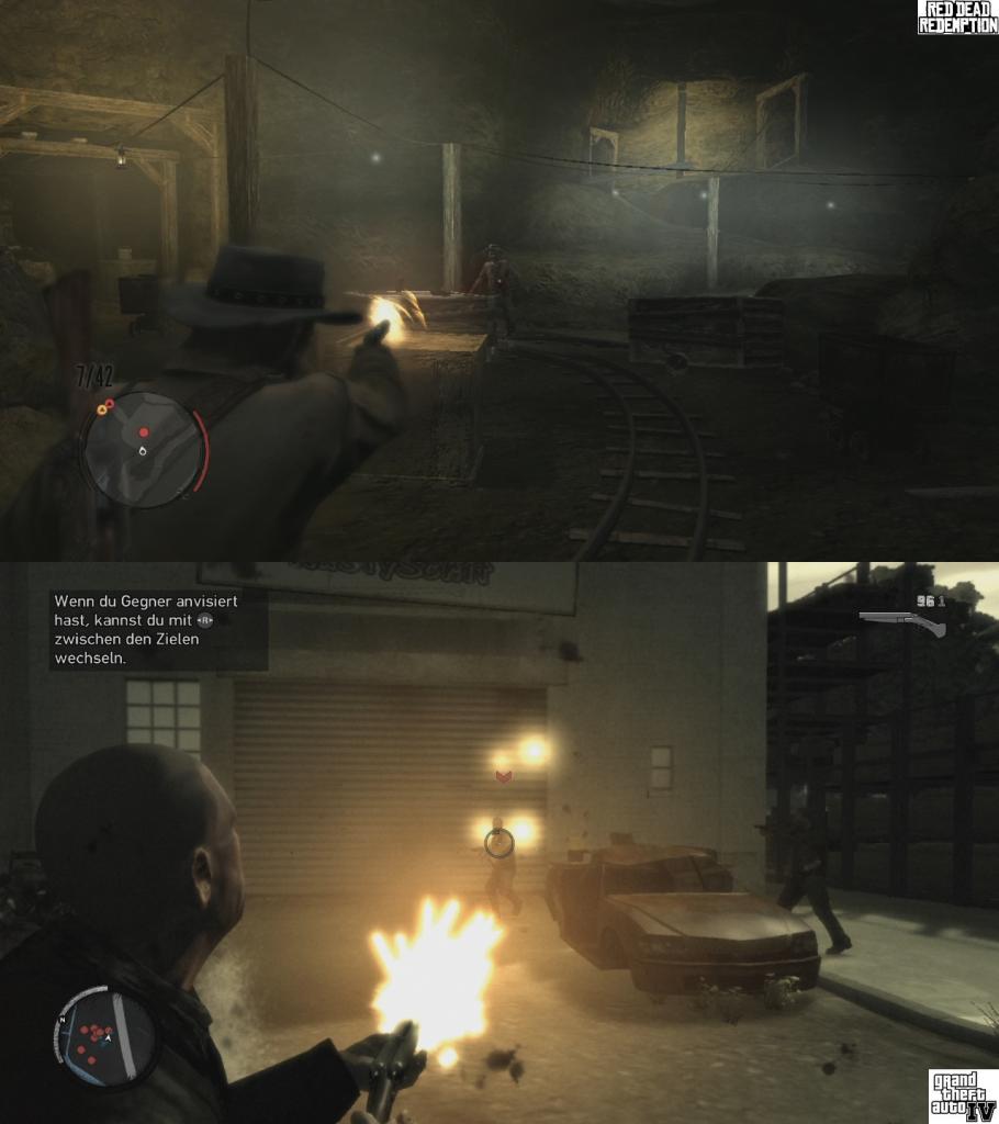 [18/05/2010] Stil-Vergleich zwischen Red Dead Redemption und GTA 4. Klickt auf 