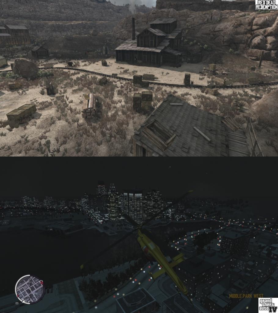 [18/05/2010] Stil-Vergleich zwischen Red Dead Redemption und GTA 4. Klickt auf 