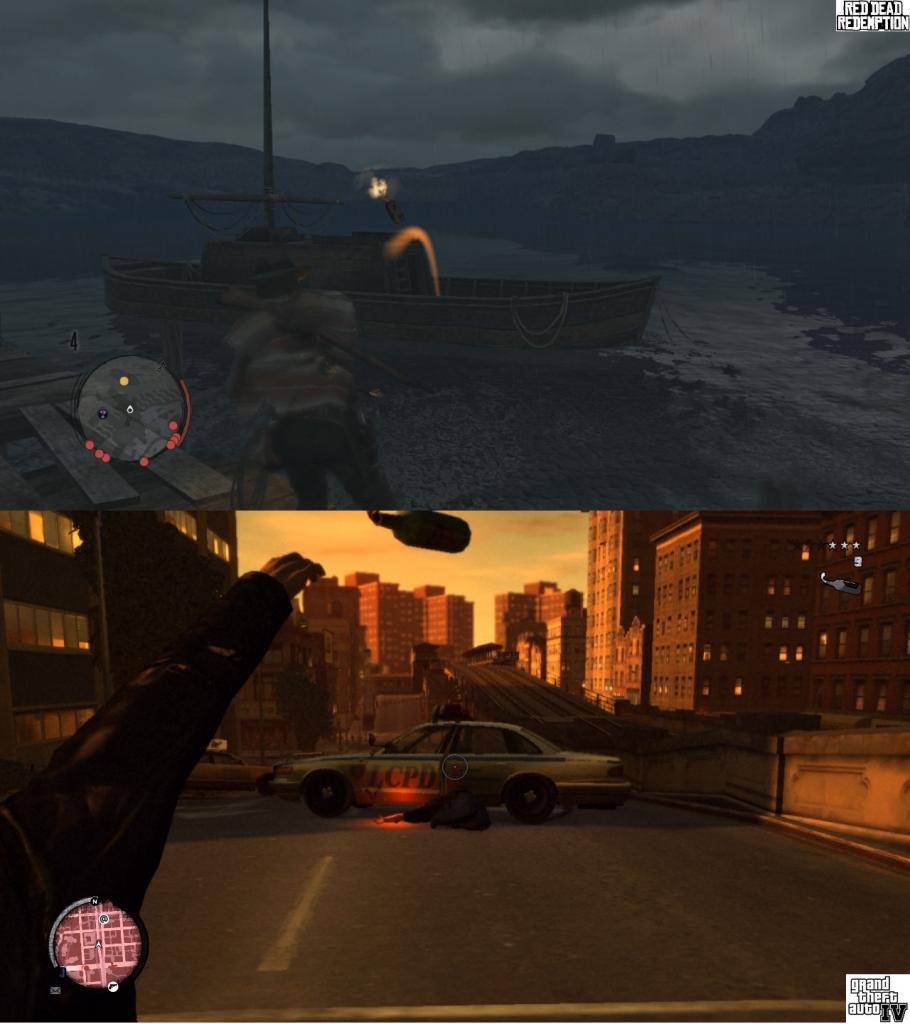 [18/05/2010] Stil-Vergleich zwischen Red Dead Redemption und GTA 4. Klickt auf 