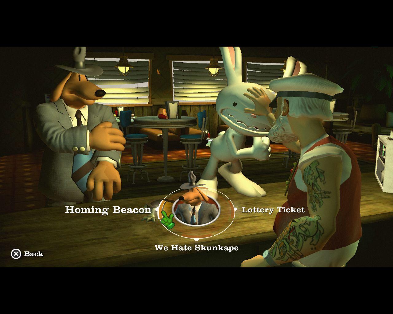 [12/05/2010] Max (Sam & Max) - Der Hase Max ist ein völlig abgedrehter Zeitgenosse und Kollege von Hund Max. Der Hase Max wird sehr schnell wütend und löst Konflikte mit überzogener Comic-Gewalt.