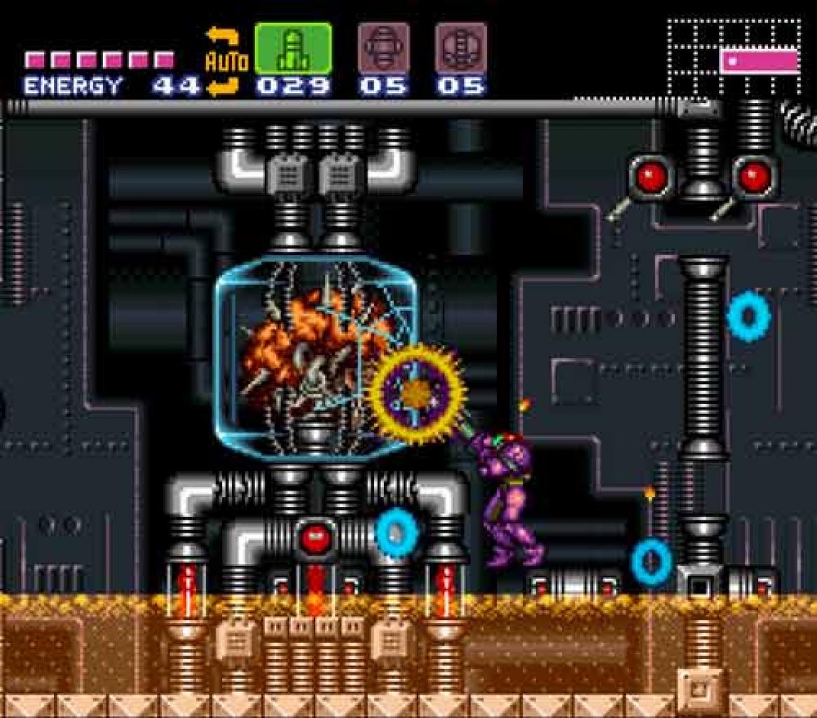 [04/05/2010] Super Metroid - Der Name sagt eigentlich schon alles: Super Metroid ist nicht nur das vielleicht beste Metroid, sondern protzt mit detailreichen Effekten - wie geschaffen für den Nintendo 3DS!