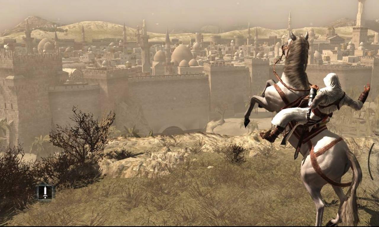 [31/05/2010] Assassin's Creed: Sowohl in Teil Ein als auch in Teil 2 reitet ihr auf Pferden in den teils riesigen Arealen umher. Die Steuerung und Animation der Pferde sind super gelungen.