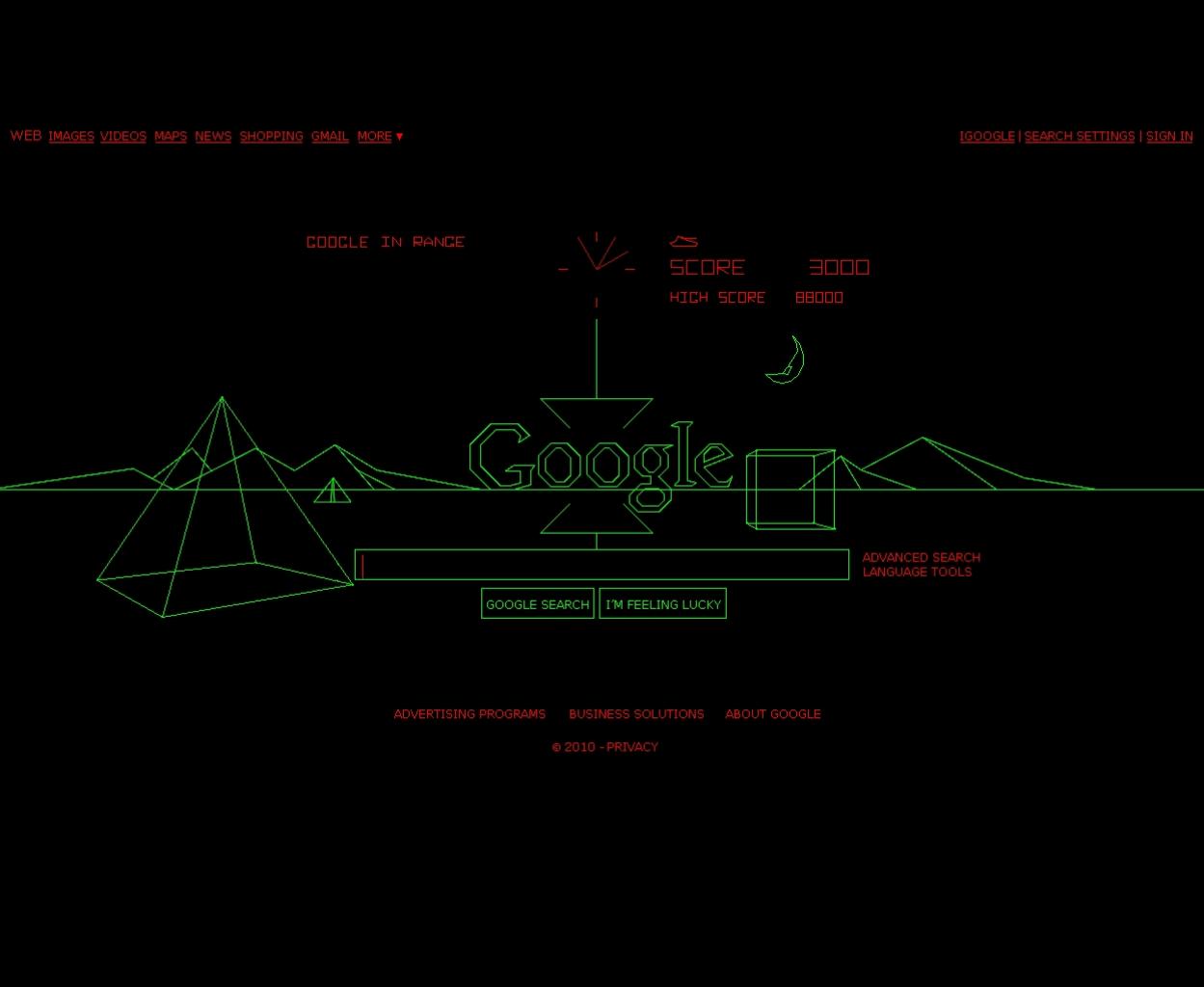 [31/05/2010] Google-Logos im Videospiele-Design: unbekannt
