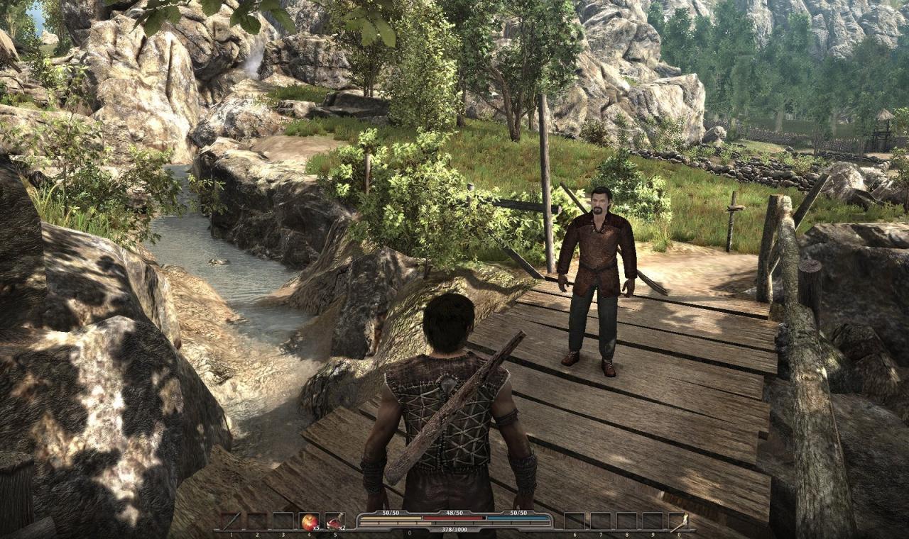 [15/05/2010] Die modifizierte Trinigy-Engine bringt Arcania: Gothic 4 auf Trab. Gelungen.