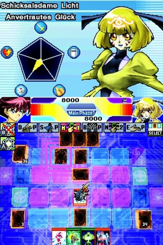 [14/05/2010] Yu-Gi-Oh! 5D's World Championship 2010 - Reverse of Arcadia im Test: Im Spielverlauf trefft ihr auf viele abgefahrene Charaktere - hier zum Beispiel die Schicksalsdame Licht.