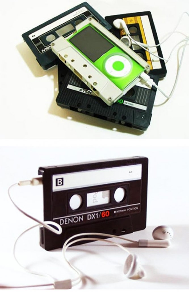 [20/05/2010] iPod Casemods: Kultige iPod-Hülle aus einer Musikkassette