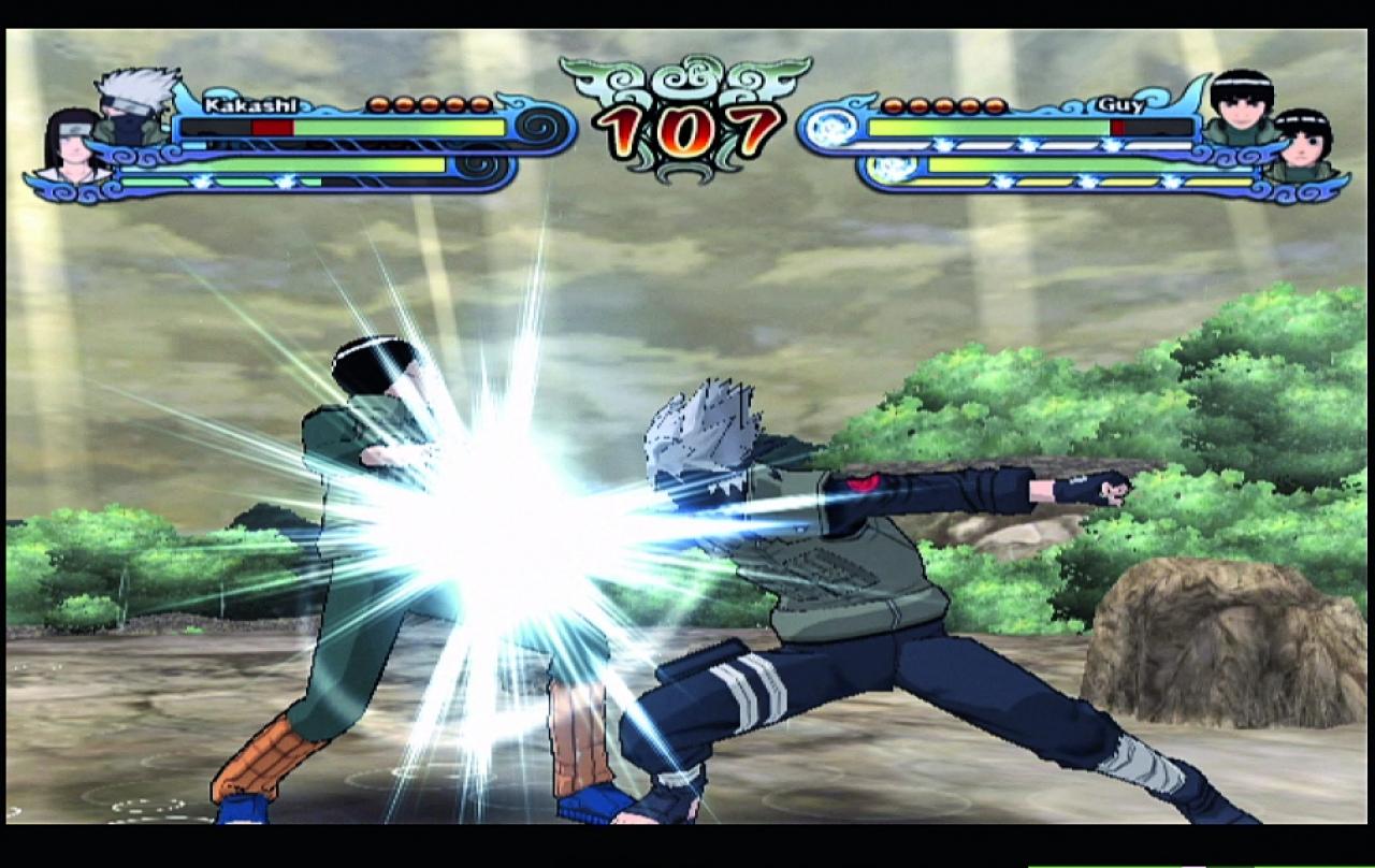 [12/05/2010] Naruto Shippuden: Clash of Ninja Revolution 3 im Test - Im Duo löst ihr mit gutem Timing vernichtende Doppel-Attacken aus.