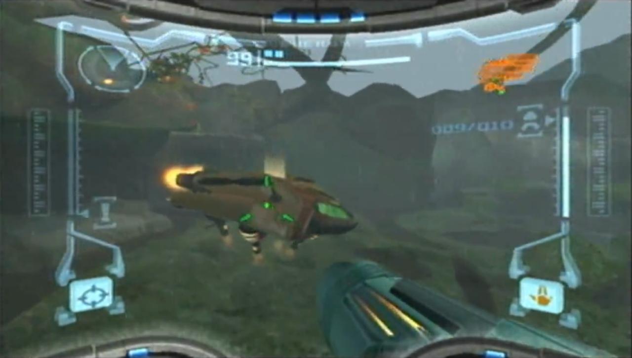 [27/05/2010] Regeneffekte: Metroid Prime - Auf Tallon IV beschlägt zunächst das Visier von Samus Aran. Eine sehr lebhafte Flora und Fauna kommt auf diesem Planeten zum Vorschein.
