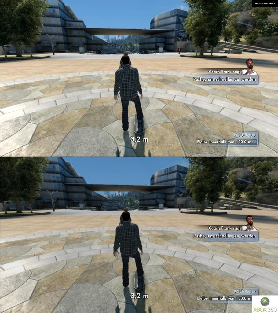 [11/05/2010] Skate 3-Grafikvergleich - PlayStation 3 (oben) vs. Xbox 360 (unten) (3)