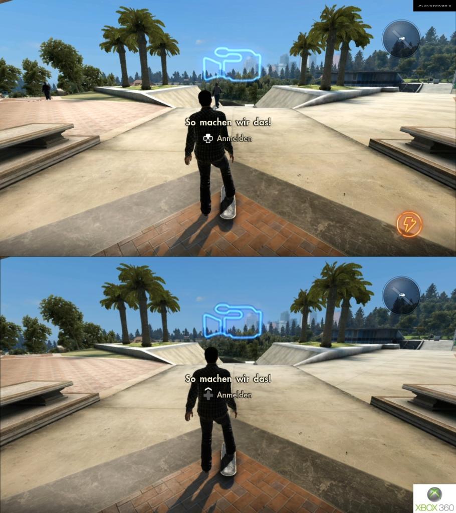 [11/05/2010] Skate 3-Grafikvergleich - PlayStation 3 (oben) vs. Xbox 360 (unten) (7)