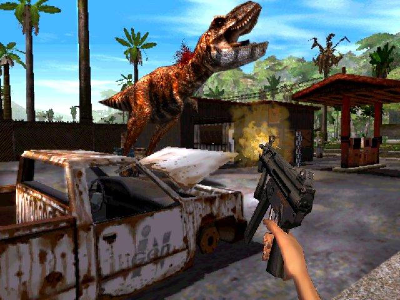 [06/05/2010] (1998) Obwohl kommerziell ein Reinfall, ist Trespasser eines der bisher besten Dinospiele. Der Ego-Shooter ließ den Spieler in die Rolle von Anne schlüpfen, die einen Flugzeugabsturz überlebte und sich ausgerechnet auf einer Insel voller Dinosaurier wiederfand. Grafisch war Trespasser zum damaligen Zeitpunkt beeindruckend. Die weitläufigen Landschaften glänzten nur so voller Details, die Physik-Engine trug ihr Übriges zur gelungenen Atmosphäre bei.