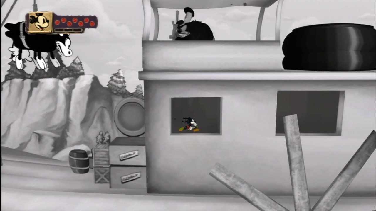 [24/06/2010] Disney's Epic Mickey - Grafisch überrascht hat uns der frische Stil des neuen Micky Mouse-Spiels. Abwechselnd klassische 2D-Passagen in einer kunterbunten 3D-Welt! Sehr gut! Wir freuen uns drauf.