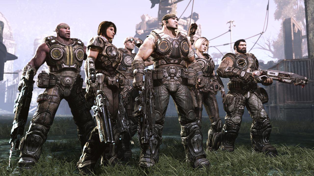 [15/06/2010] Marcus Fenix und Dominic Santiago - Gears of War-Reihe - Die KOR-Krieger lehren den Locust das Fürchten. In Gears of War 3 endete die Reise für die beiden Helden.