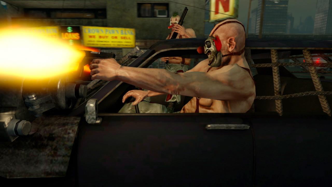 [16/06/2010] Bei Twisted Metal wird aus jeder Lage und aus jeder Situation geballert, als gäbe es kein Morgen.