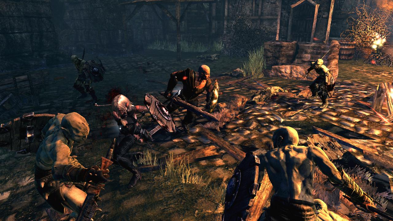 [16/06/2010] Hunted: Schmiede der Finsternis ist der dritte Bethesda-Titel mit Anspielmöglichkeit. Das Fantasy-Action-Adventure von Inxile wartet zusammen mit Fallout: New Vegas und Brink in Halle 6.1 (Stand B040).