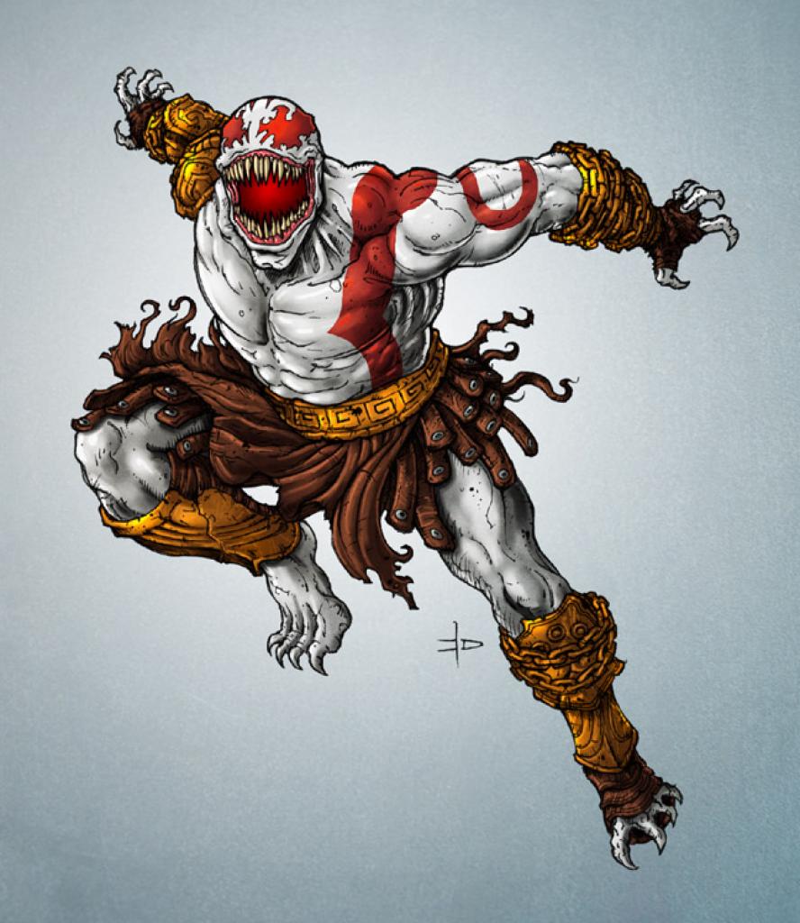[01/06/2010] Kratos Venom by edcomics