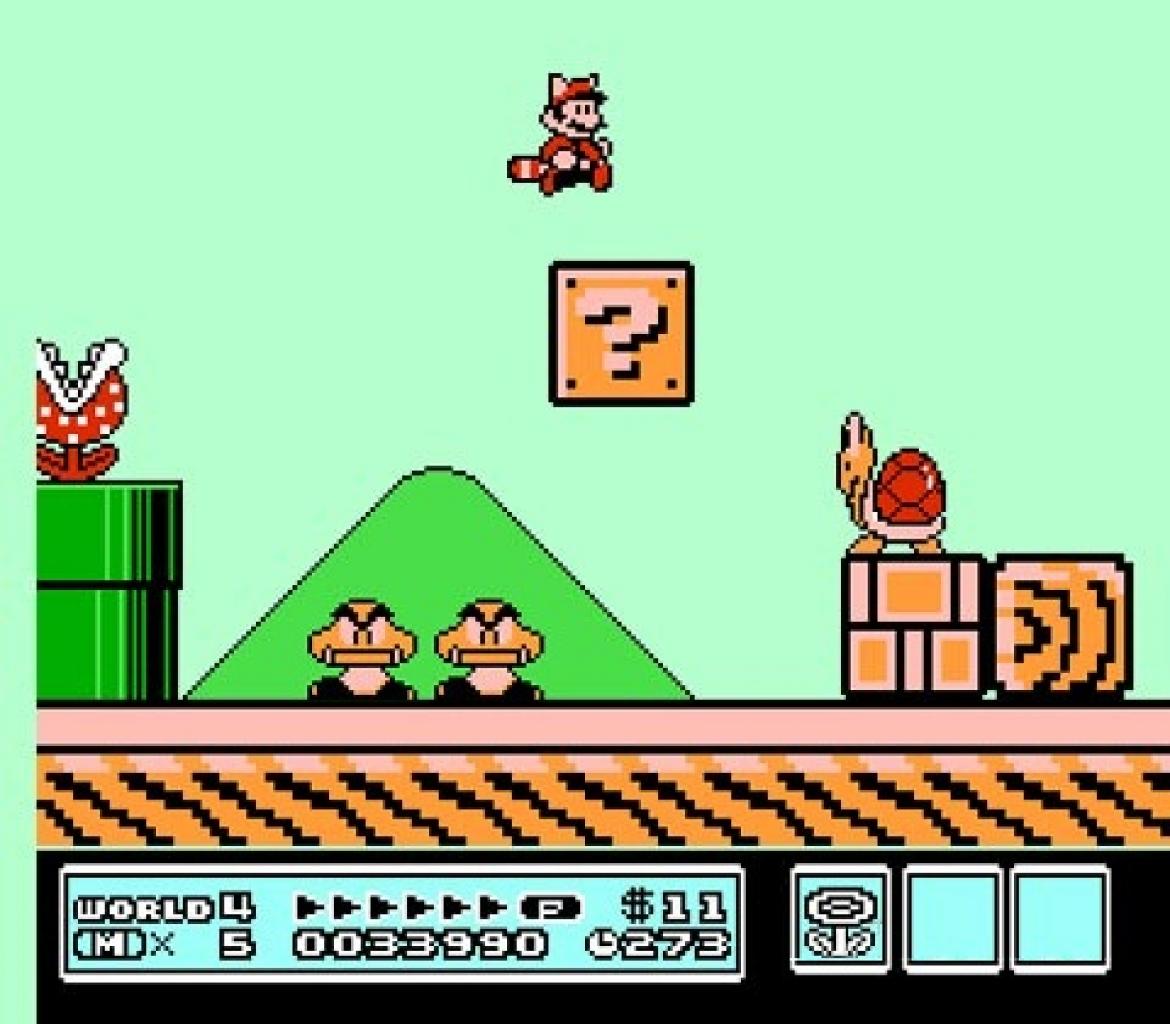 [03/06/2010] Super Mario Bros. 3, 1988 (JP), 1990 (USA), 1991 (EU)Lange noch bevor das Internet die Kommunikation revolutionierte, entstanden bereits große Hypes um Videospiele. Ein Musterbeispiel hierfür ist Super Mario Bros. 3. Das Filmstudio Universal realisierte in enger Zusammenarbeit mit Nintendo den Spiel...ähmm Werbefilm The Wizard, in dem die Produkte der Japaner zelebriert wurden. Der große Clou: Am Ende des Streifens wurde doch tatsächlich die ersten Spielszenen von Super Mario Bros. 3 enthüllt.