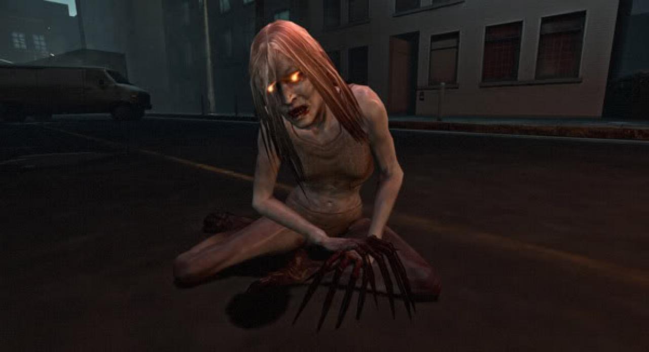 [04/06/2010] Left 4 Dead - Die Witch: Einmal gestört, kennt diese Hexe kein Erbarmen. Zwar schockt sie nicht, doch allein durch ihre bloße Anwesenheit und ihr herzerreißendes Schluchzen sorgt sie für bedrückende Atmosphäre.