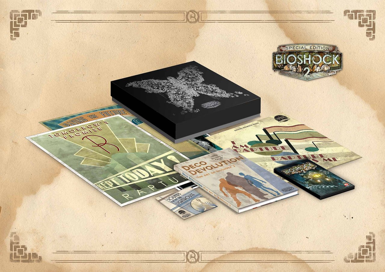[12/07/2010] Bioshock 2 - Die Vinyls mit dem Soundtrack aus dem Spiel bietet wahres Retro-Flair. Wer noch keinen Schallplattenspieler zu Hause hat, sollte das ändern.