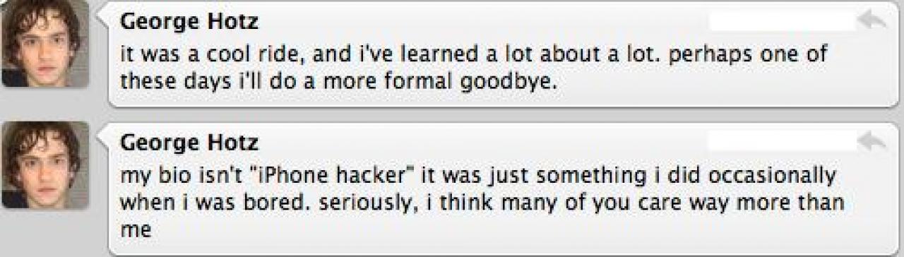 [14/07/2010] PS3-Hacker GeoHot gibt auf