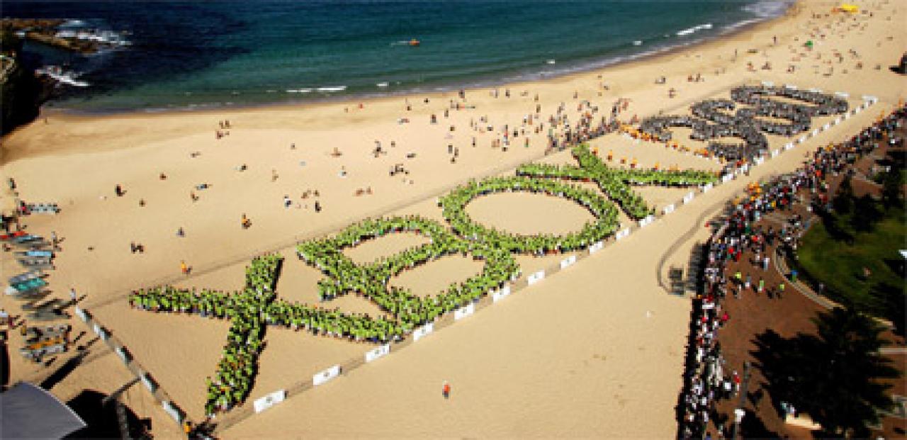 [29/07/2010] Die größte Wasserballon-Schlacht: Xbox 360-Launch in Australien