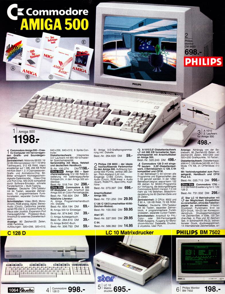 [29/08/2010] Der Erzrivale des Atari ST: Neben dem Commodore Amiga 500 gab es noch einen großen Bruder, den Amiga 2000.